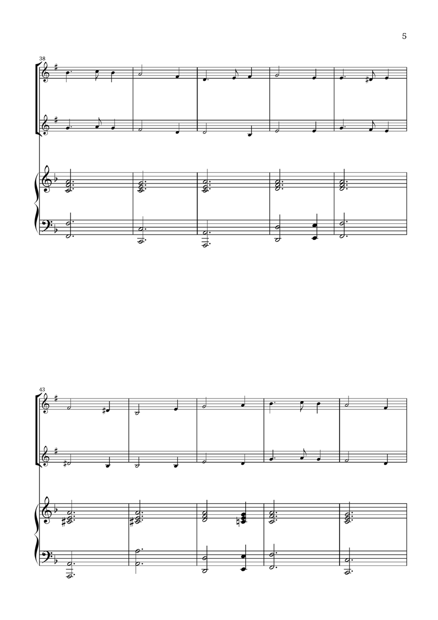 What Child Is This? (Greensleeves) - for clarinet duet and piano Clarinet Duet scores gallery preview page 5