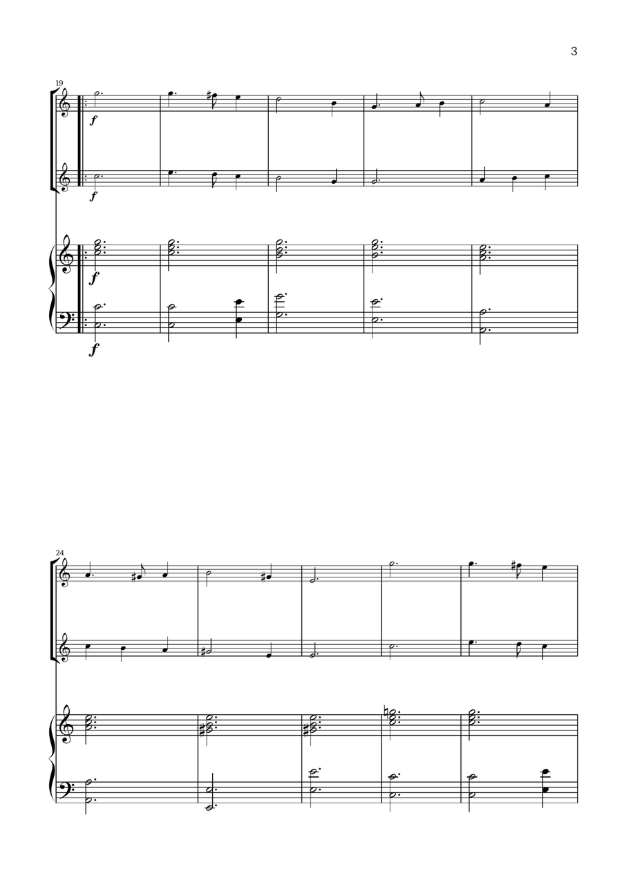 What Child Is This? (Greensleeves) - for flute, oboe and piano What Child Is This? (Greensleeves) - for flute, oboe and piano Woodwind Duet scores gallery preview page 3