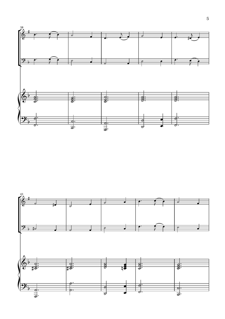 What Child Is This? (Greensleeves) - for clarinet, cello and piano B-Flat Clarinet scores gallery preview page 5