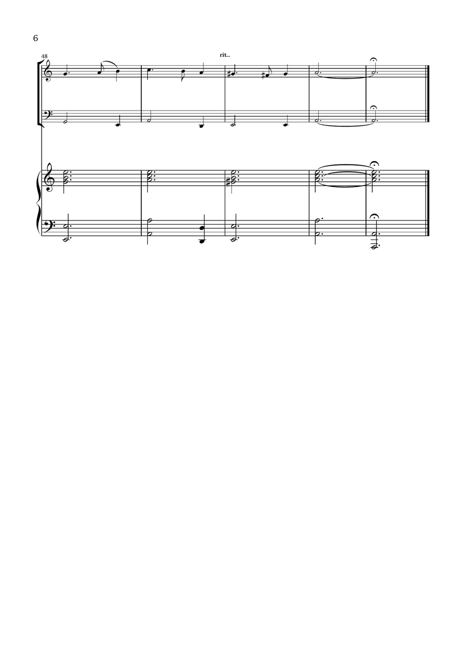 What Child Is This? (Greensleeves) - for oboe, cello and piano Oboe scores gallery preview page 6