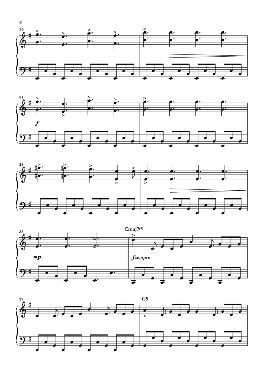 The Last Of Us Piano Solo scores gallery preview page 4