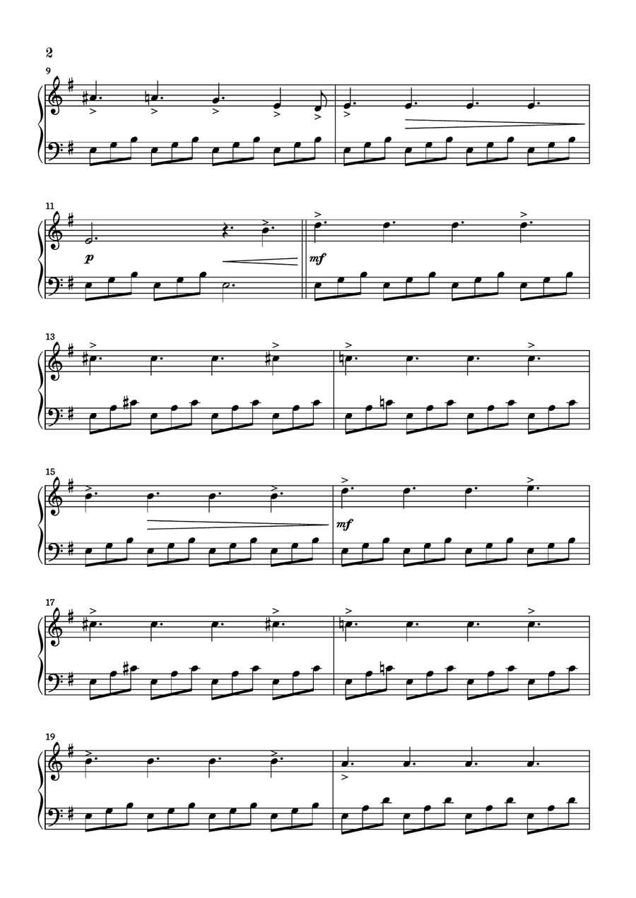 The Last Of Us Piano Solo scores gallery preview page 2