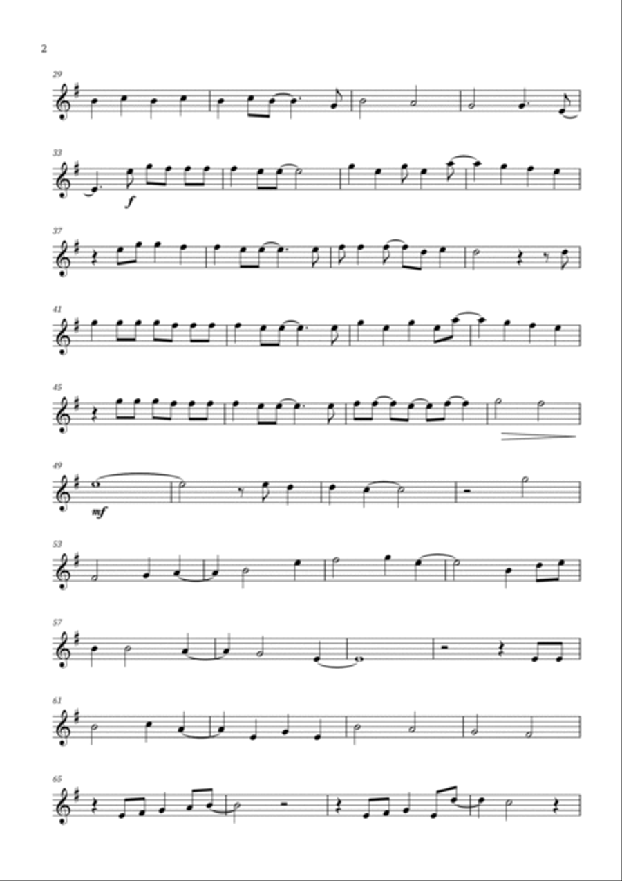 Careless Whisper B-Flat Trumpet scores gallery preview page 3