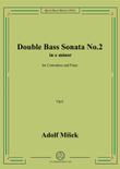 Adolf Mišek-Double Bass Sonata No.2,Op.6