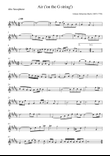 Air ('on the G string') - Alto Saxophone mini preview