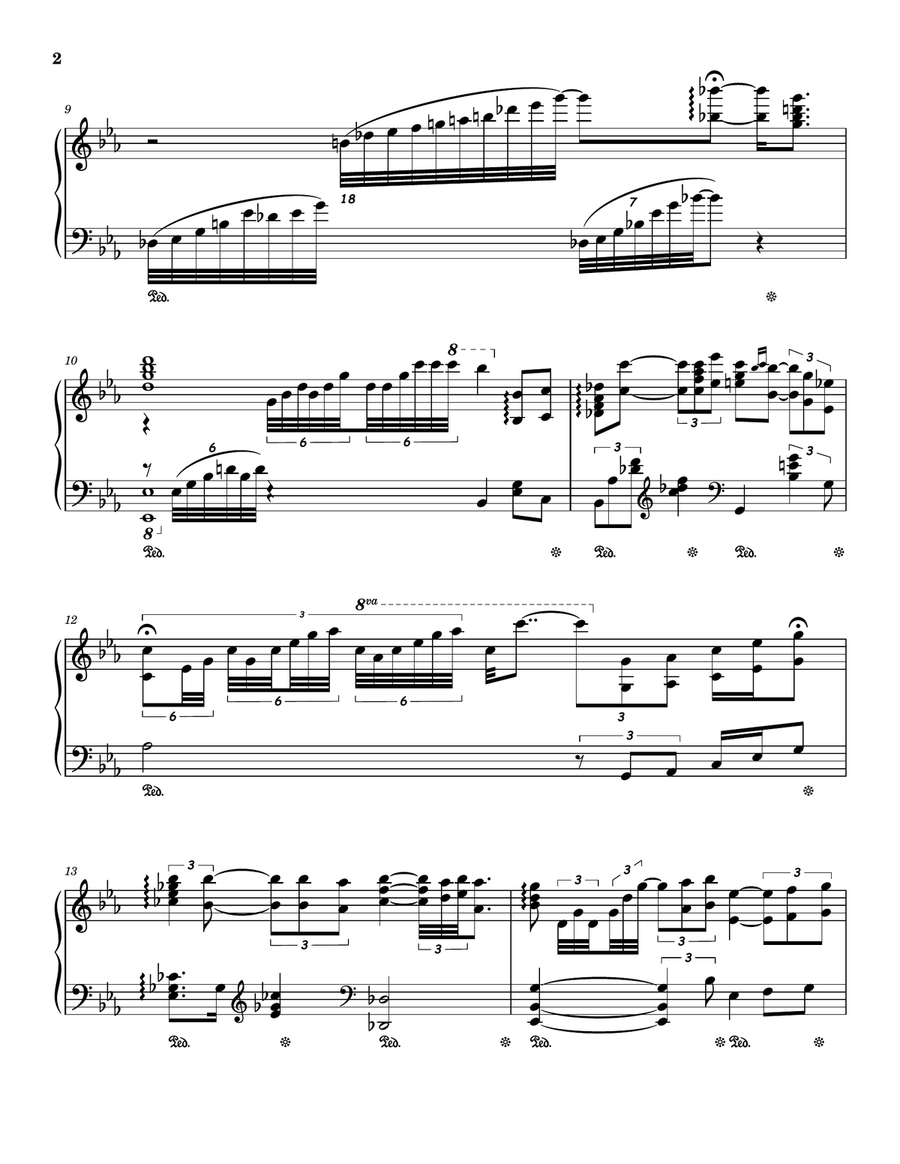 Misty Piano Solo scores gallery preview page 2