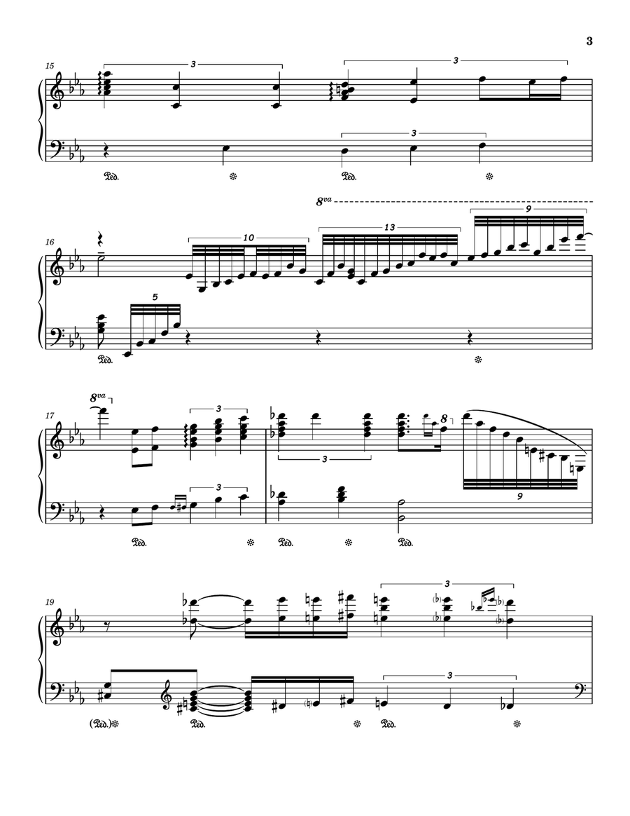 Misty Piano Solo scores gallery preview page 3