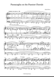 Passacaglia on the Passion Chorale