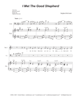 I Met The Good Shepherd (2-part choir) mini preview