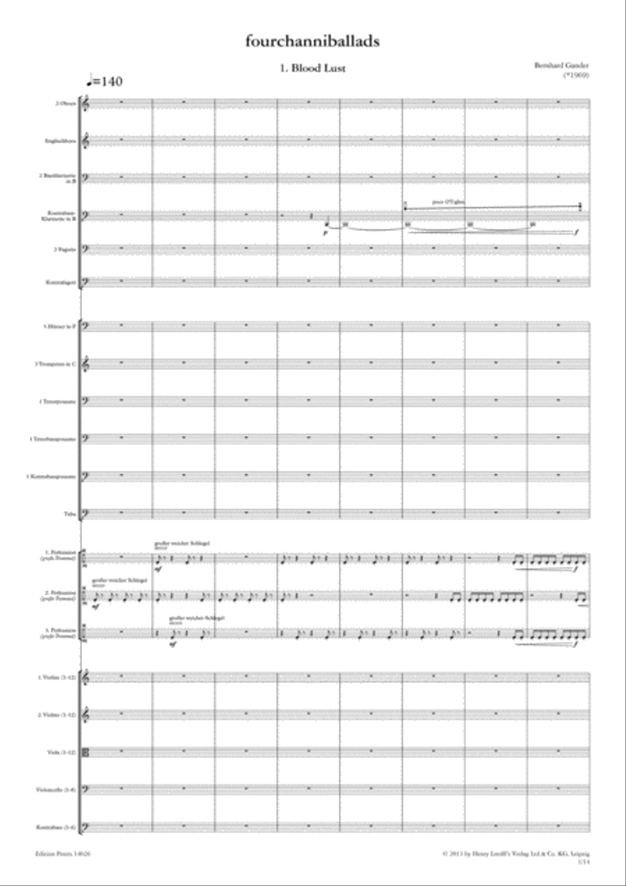 fourchanniballads Chamber Orchestra scores gallery preview page 2