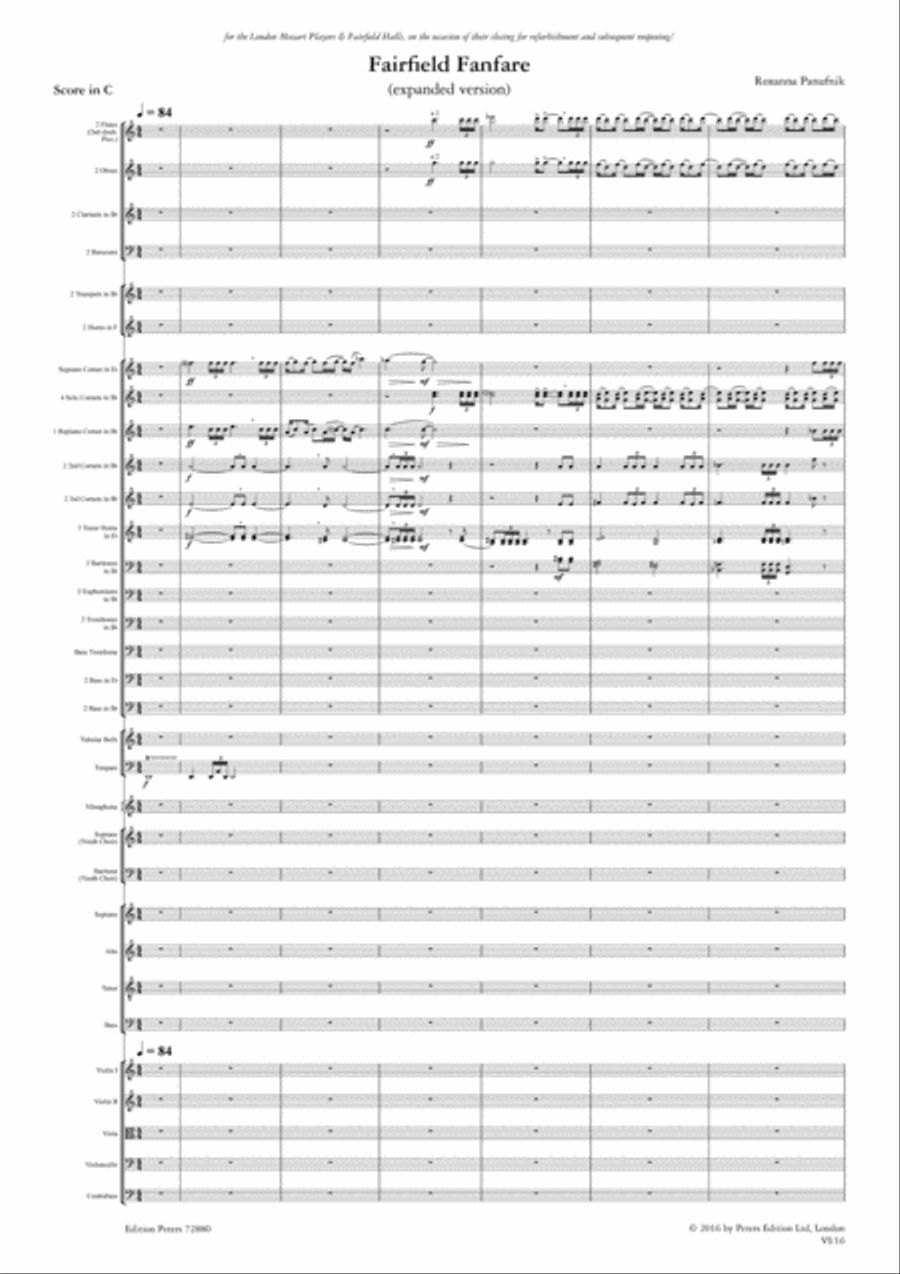 Fairfield Fanfare (expanded version) Mixed Choir scores gallery preview page 2