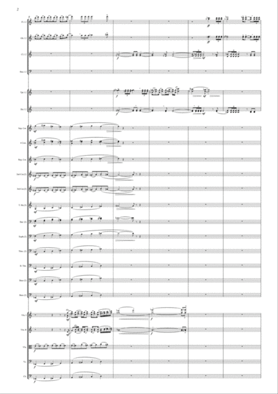 Fairfield Fanfare (expanded version) Mixed Choir scores gallery preview page 3