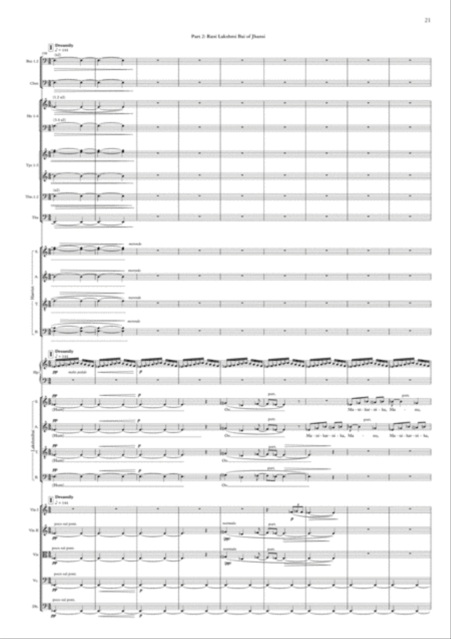 Across the Line of Dreams Choir scores gallery preview page 3
