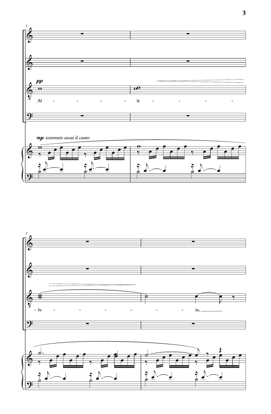 Meditation (after Bach-Gounod) 4-Part scores gallery preview page 4