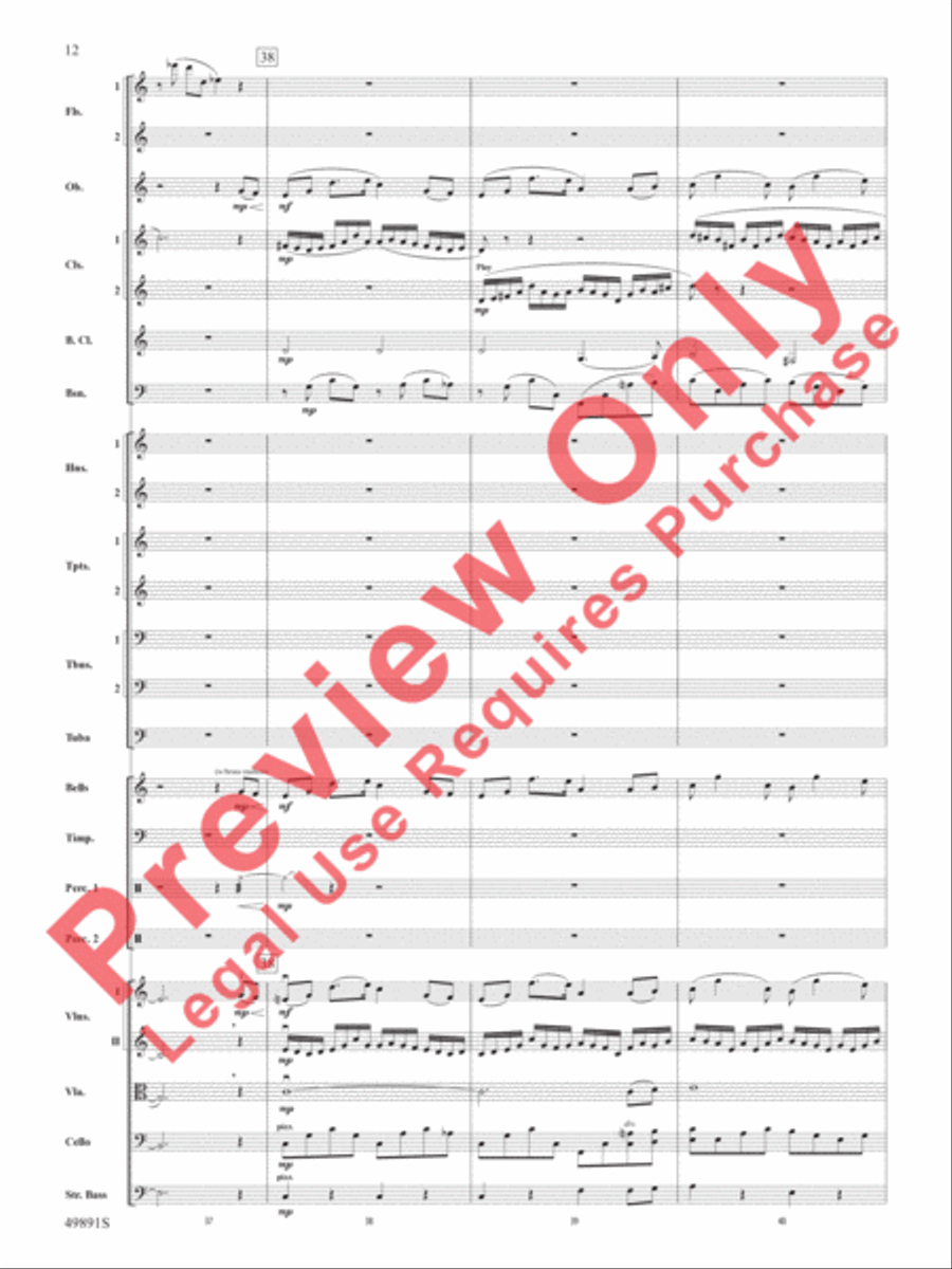 Cadence Everlasting Cadence Everlasting Full Orchestra scores gallery preview page 13