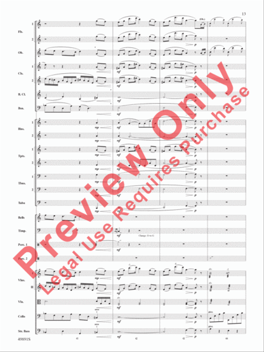 Cadence Everlasting Cadence Everlasting Full Orchestra scores gallery preview page 14