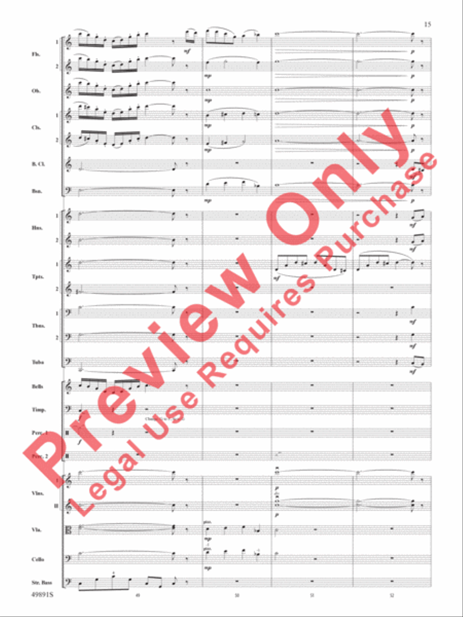 Cadence Everlasting Cadence Everlasting Full Orchestra scores gallery preview page 16