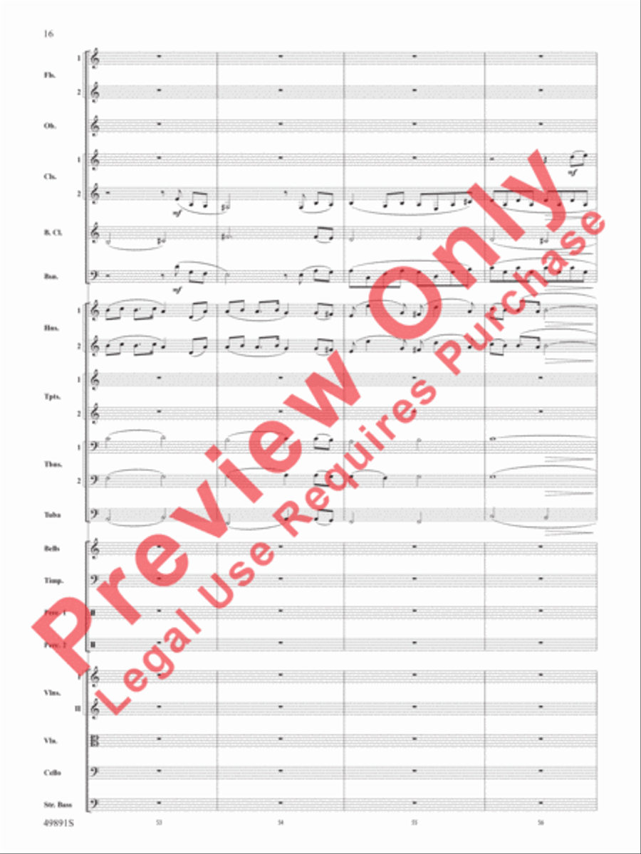 Cadence Everlasting Cadence Everlasting Full Orchestra scores gallery preview page 17