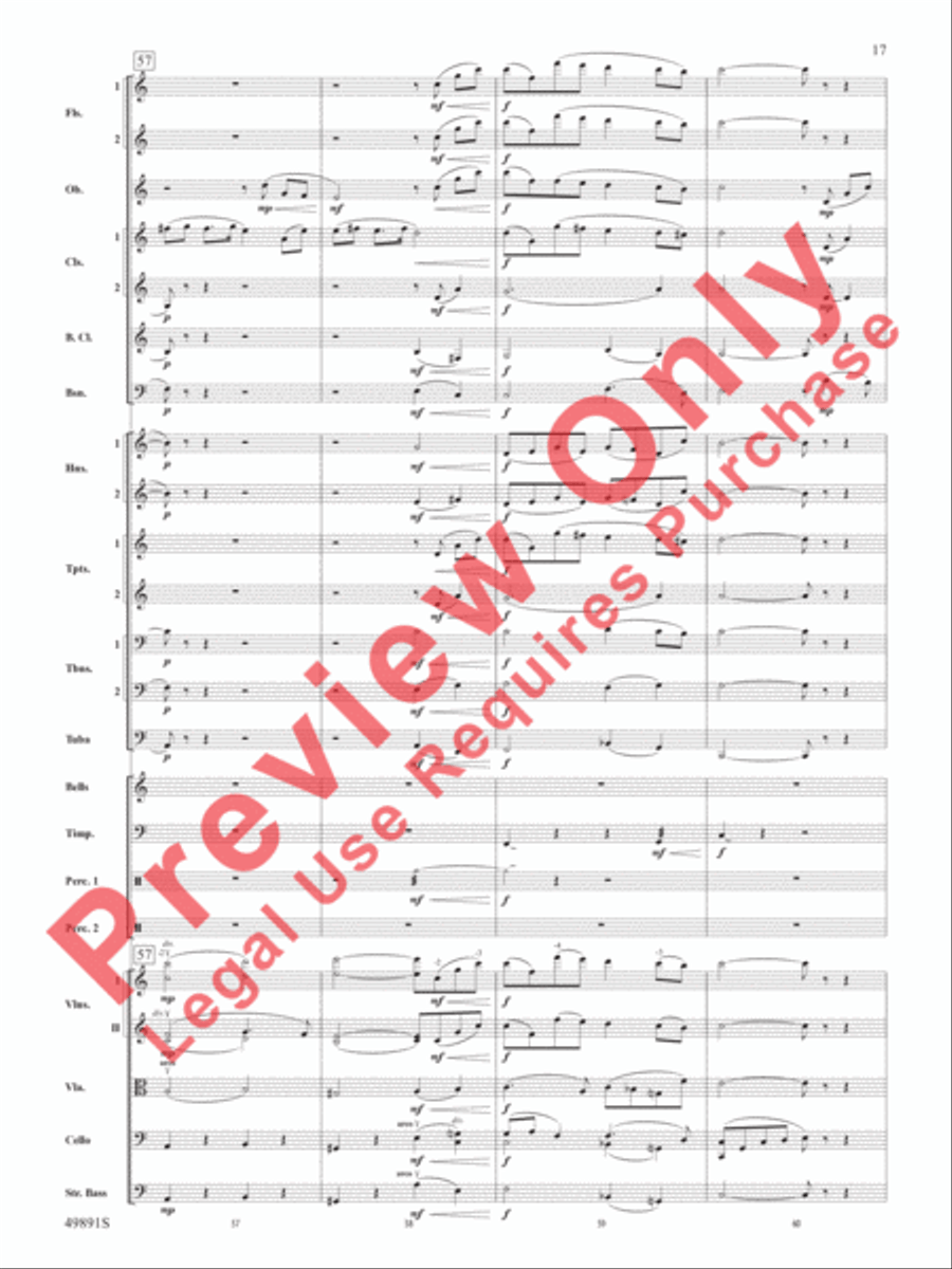 Cadence Everlasting Cadence Everlasting Full Orchestra scores gallery preview page 18
