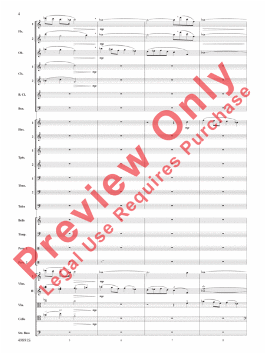 Cadence Everlasting Cadence Everlasting Full Orchestra scores gallery preview page 5