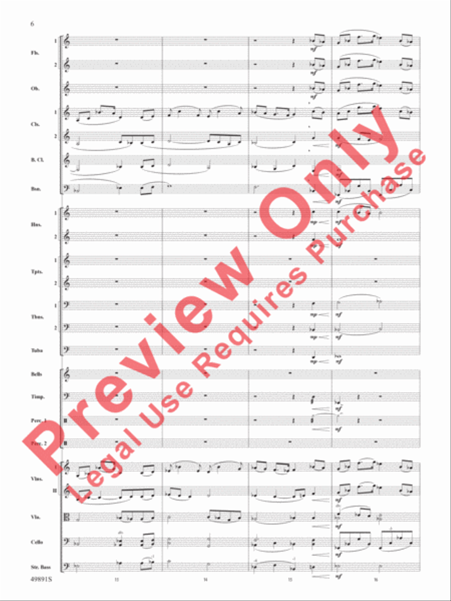 Cadence Everlasting Cadence Everlasting Full Orchestra scores gallery preview page 7