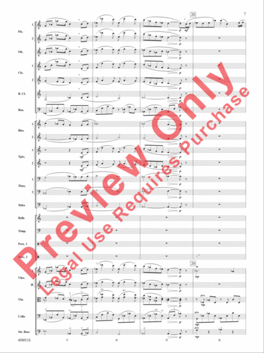 Cadence Everlasting Cadence Everlasting Full Orchestra scores gallery preview page 8