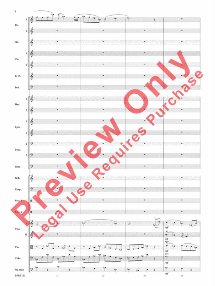 Cadence Everlasting Cadence Everlasting Full Orchestra scores gallery preview page 9