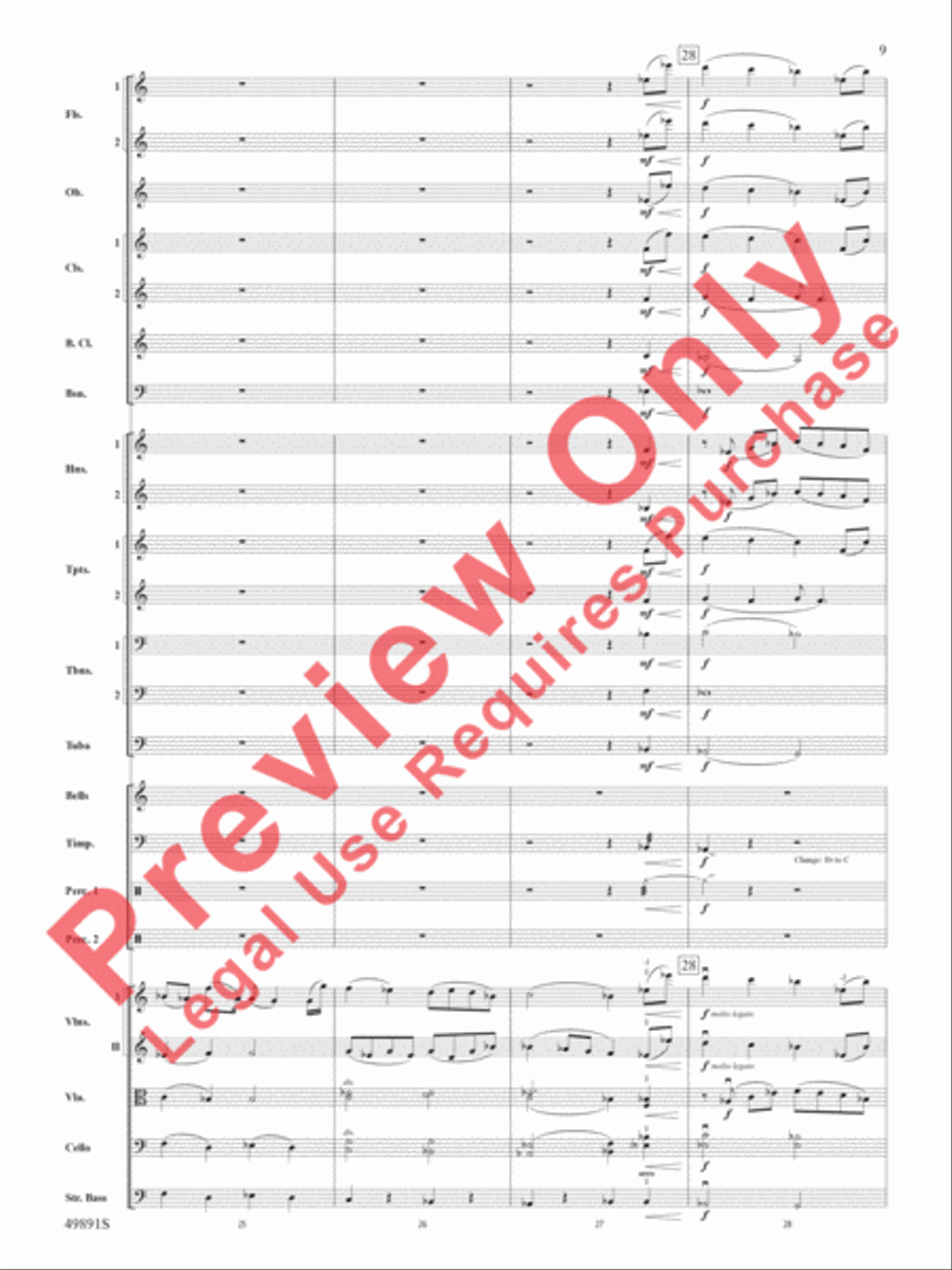 Cadence Everlasting Cadence Everlasting Full Orchestra scores gallery preview page 10