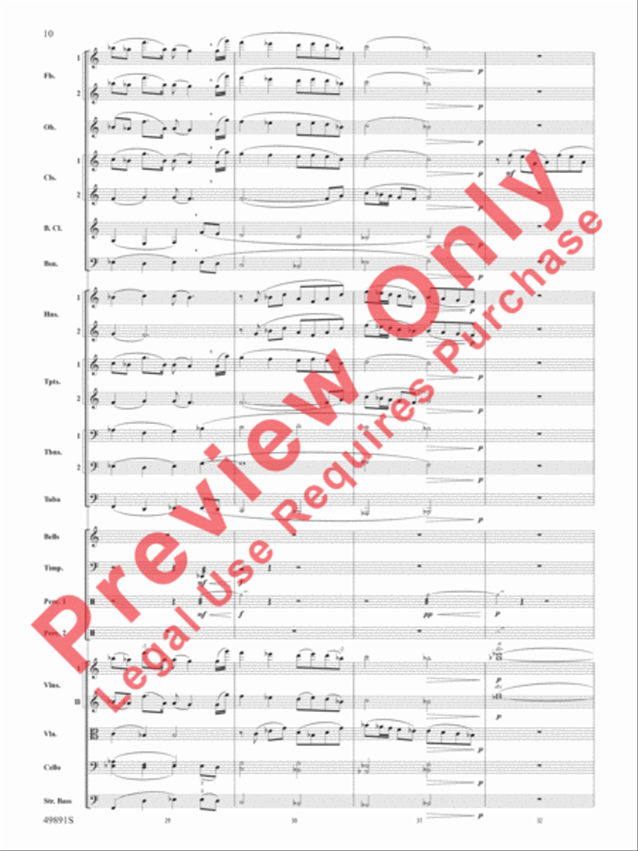 Cadence Everlasting Cadence Everlasting Full Orchestra scores gallery preview page 11