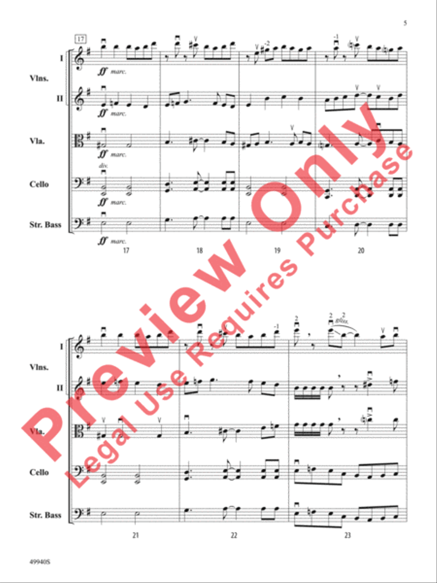 Subterranean Dialogues String Orchestra scores gallery preview page 6
