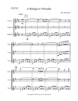 A Bridge to Wonder - Guitar Trio (score & parts)