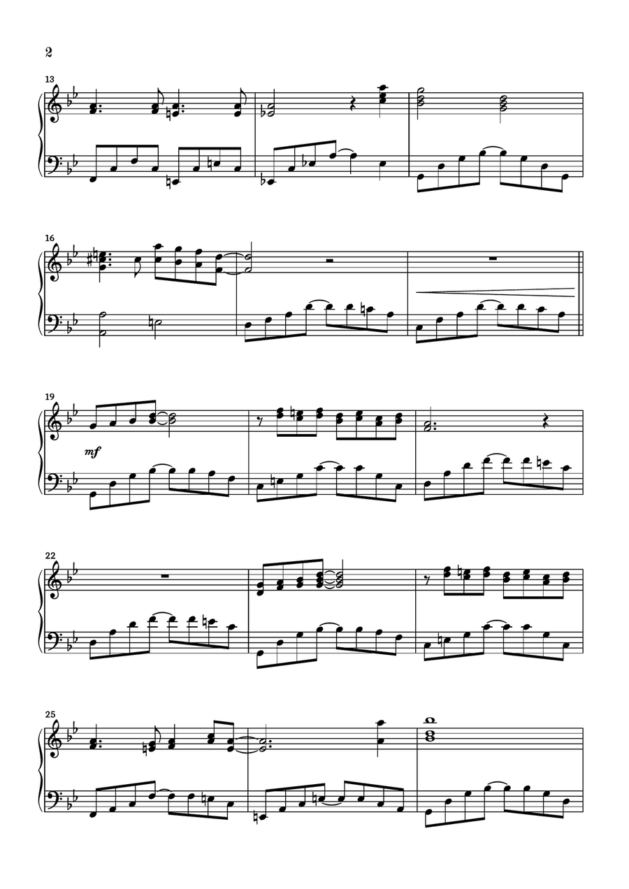 City Of Stars Piano Solo scores gallery preview page 2