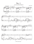 No. 1 from 8 Jazzy Classical Miniatures