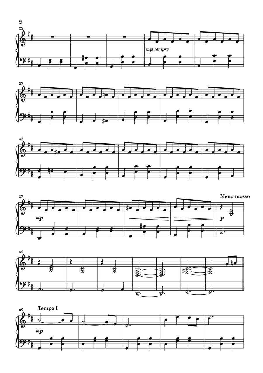 Je Te Laisserai Des Mots Piano Solo scores gallery preview page 2
