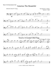 Six Solo Patriotic Selections For Bass Clef Instruments