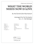 What The World Needs Now Is Love