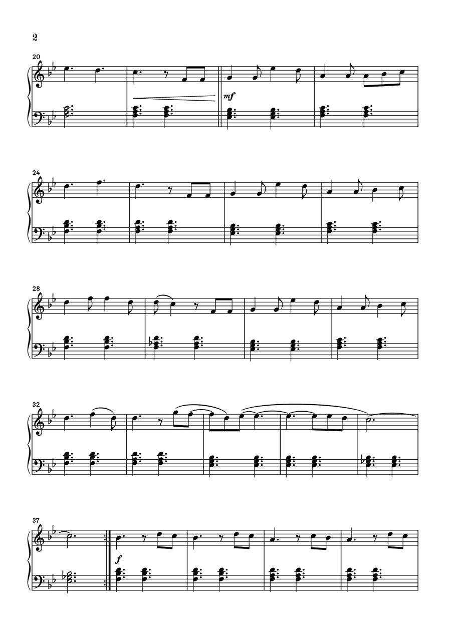 Until I Found You Easy Piano scores gallery preview page 2