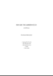 Beware the Jabberwocky - Score Only