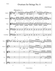 Overture for Strings No. 6 - Score Only