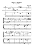 Lippen Schweigen, The Merry Widow Waltz for piano trio
