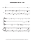 The Vineyard Of The Lord (Vocal Quartet - (SATB) mini preview