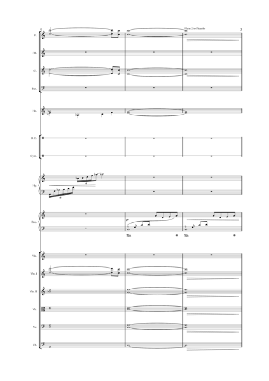 Kiki's Delivery Service (on A Clear Day) Full Orchestra scores gallery preview page 3
