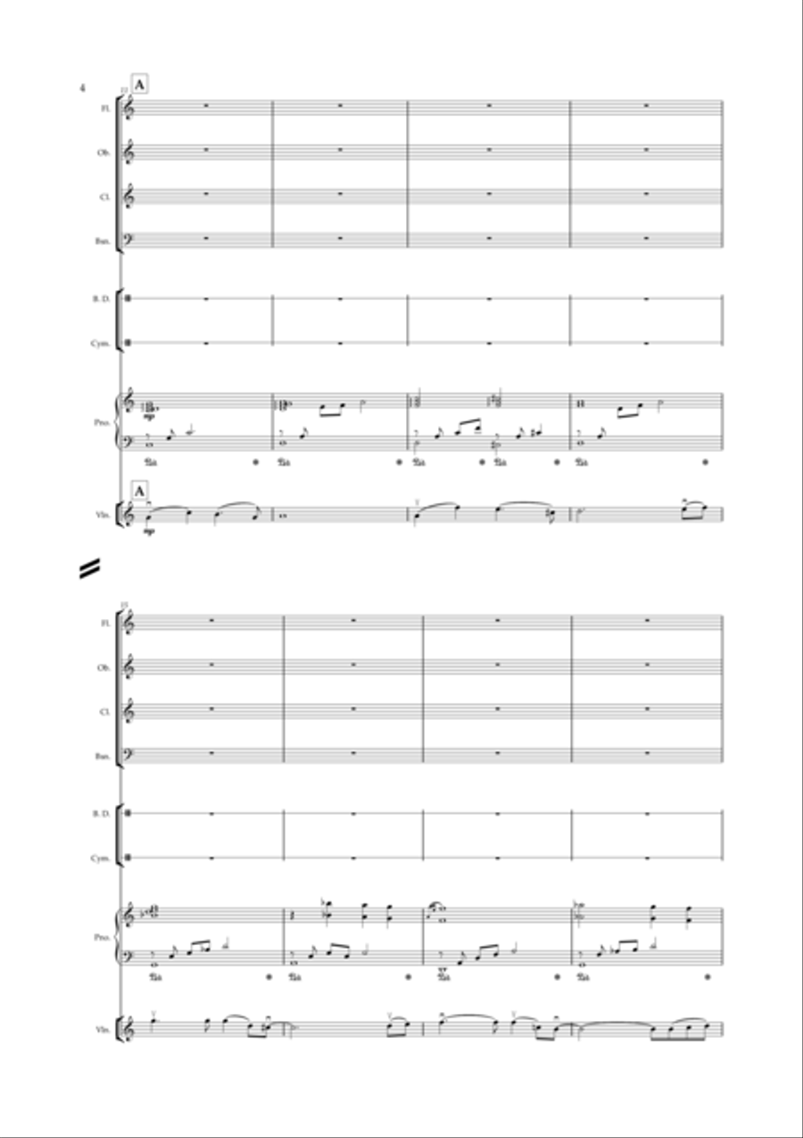 Kiki's Delivery Service (on A Clear Day) Full Orchestra scores gallery preview page 4