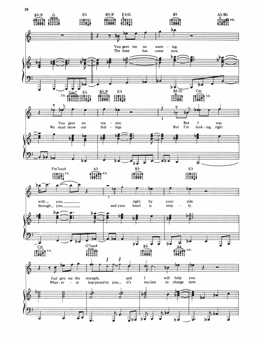 Behind The Lines Behind The Lines Piano, Vocal, Guitar scores gallery preview page 3