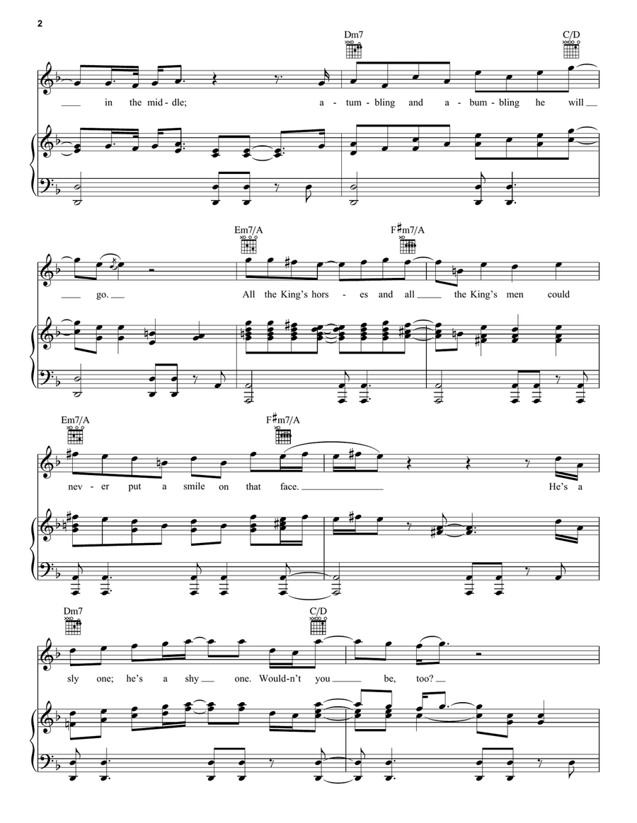 Squonk Squonk Piano, Vocal, Guitar scores gallery preview page 2
