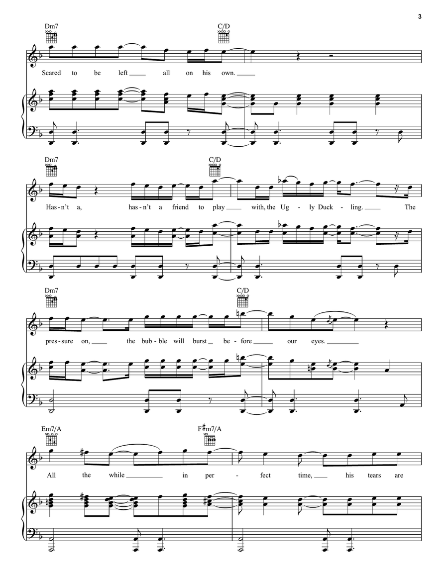 Squonk Squonk Piano, Vocal, Guitar scores gallery preview page 3