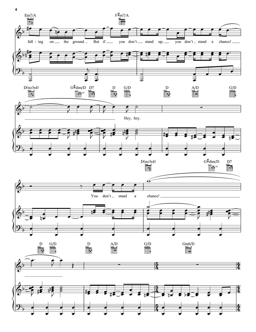 Squonk Squonk Piano, Vocal, Guitar scores gallery preview page 4