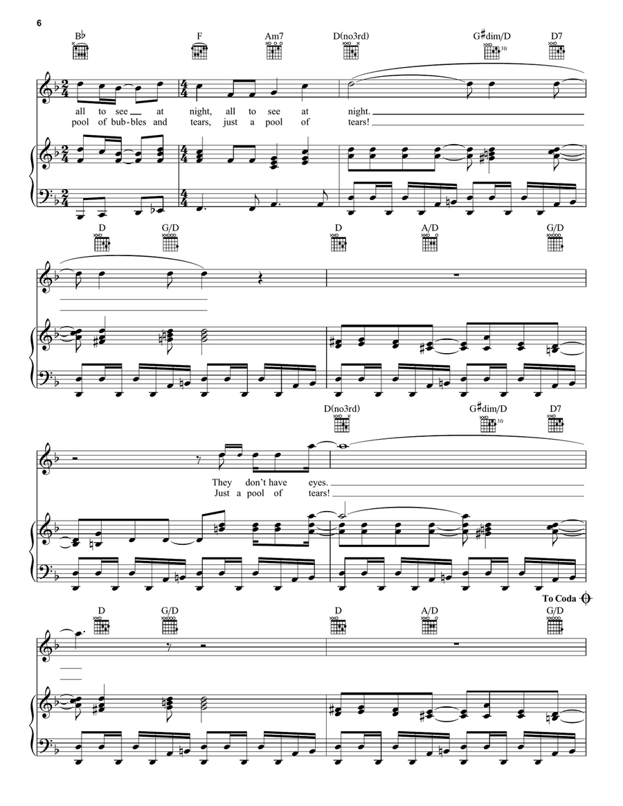 Squonk Squonk Piano, Vocal, Guitar scores gallery preview page 6