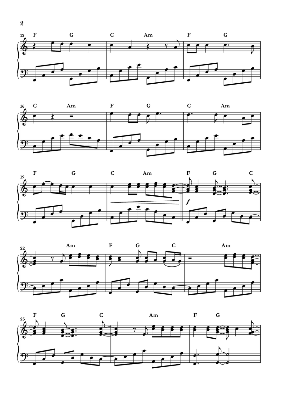 Walking In Memphis Piano Solo scores gallery preview page 2
