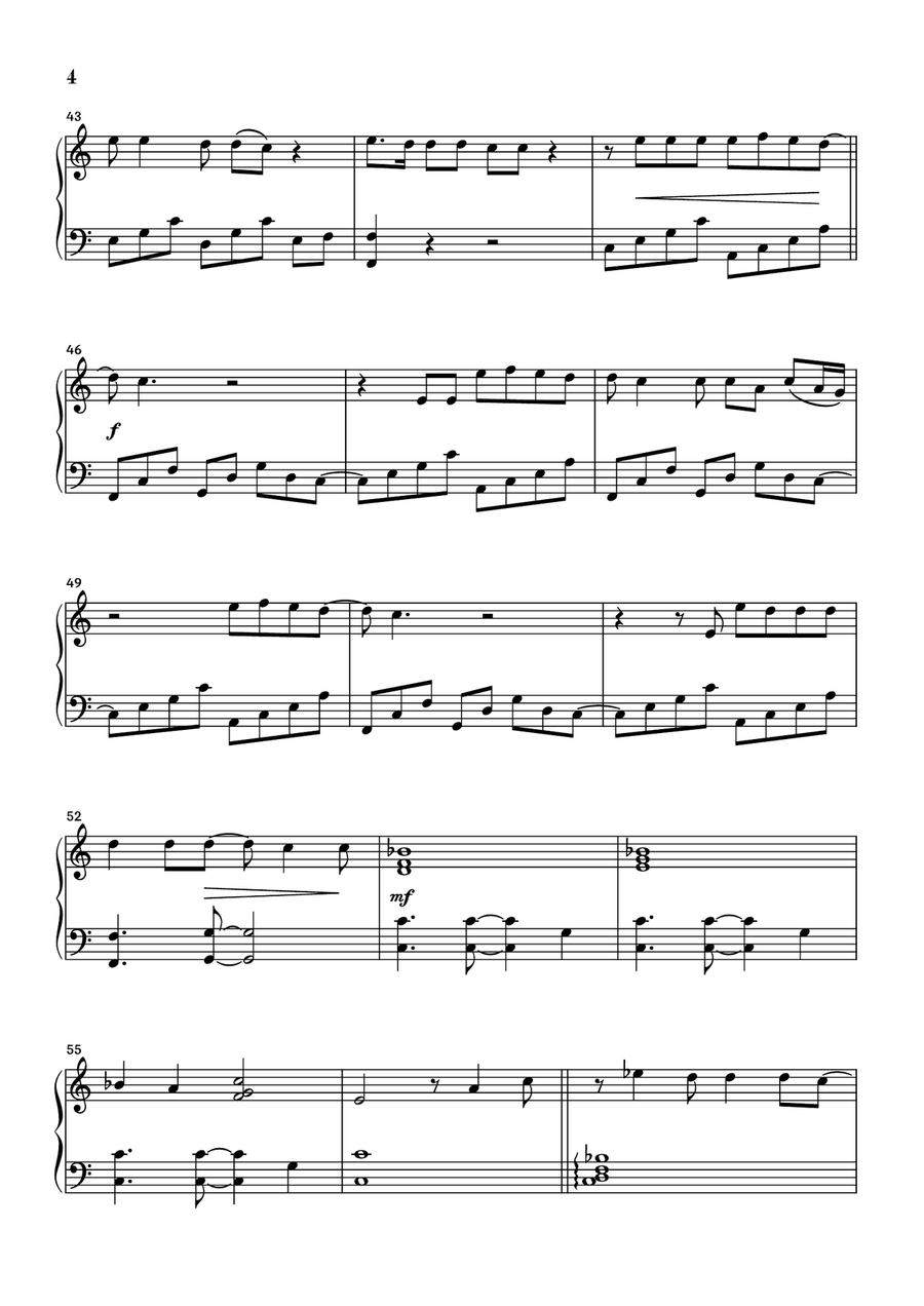 Walking In Memphis Piano Solo scores gallery preview page 4